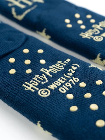Harry Potter Socks 'Hüttensocken Logo Sterne' in Blue