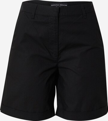 Dorothy Perkins Shorts in Schwarz: predná strana