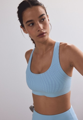 Next Bustier Sport bh in Blauw: voorkant