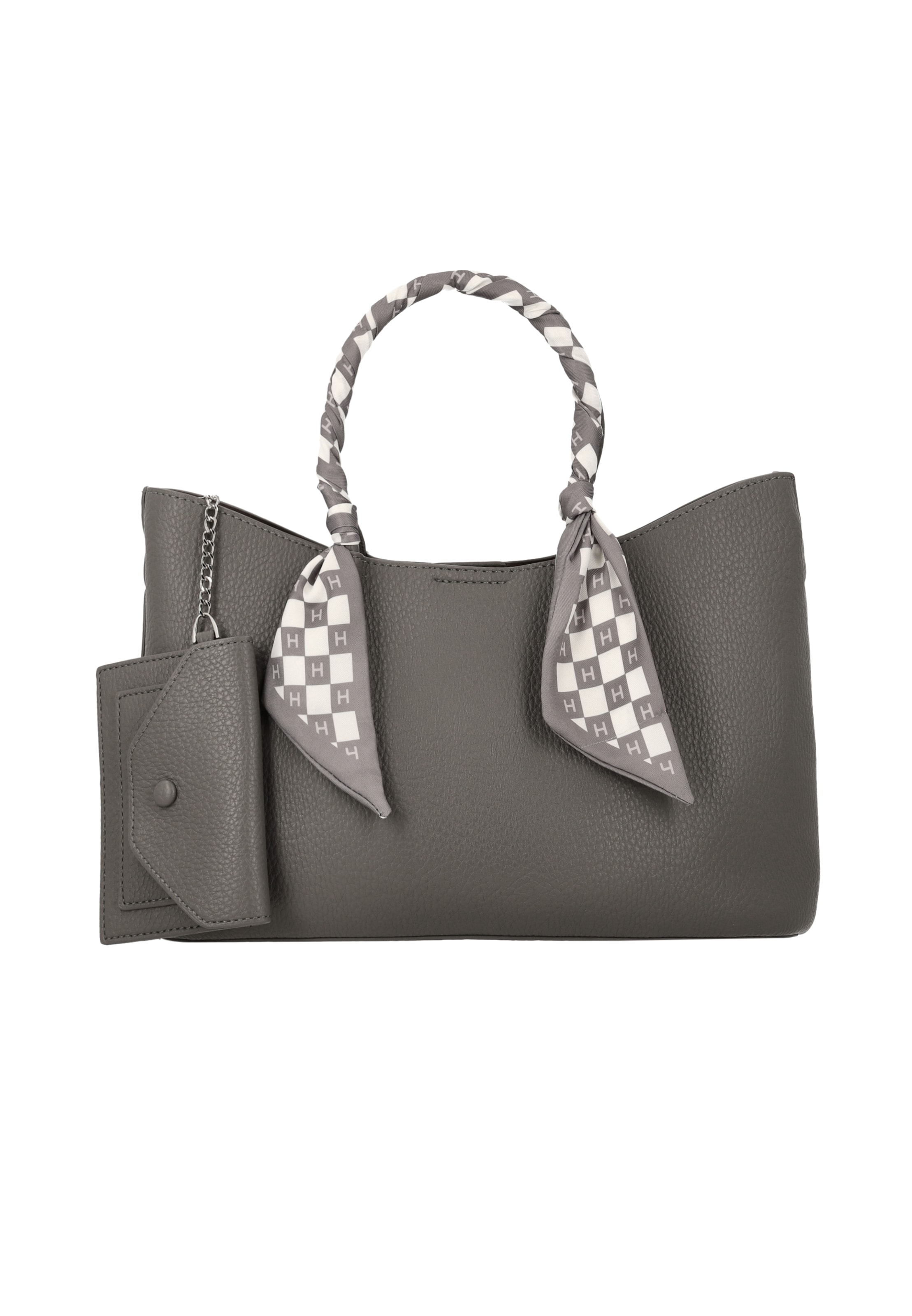 Usha - Bolso de mano en gris: frente