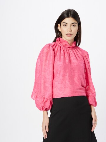 Hofmann Copenhagen Bluse 'Julia' in Pink: Vorderseite