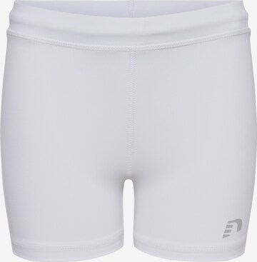 Skinny Pantalon de sport Newline en blanc : devant