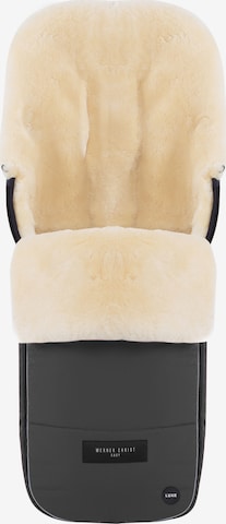 Werner Christ Baby Fußsack 'FLIMS LUXE' in Grau: Vorderseite