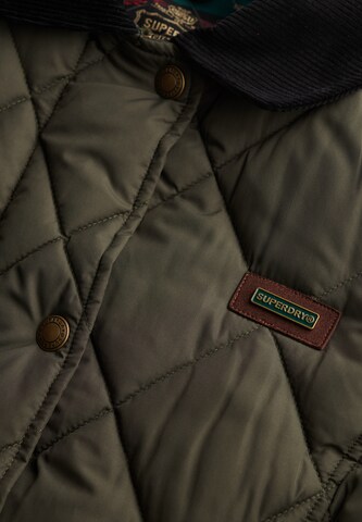 Veste mi-saison Superdry en vert