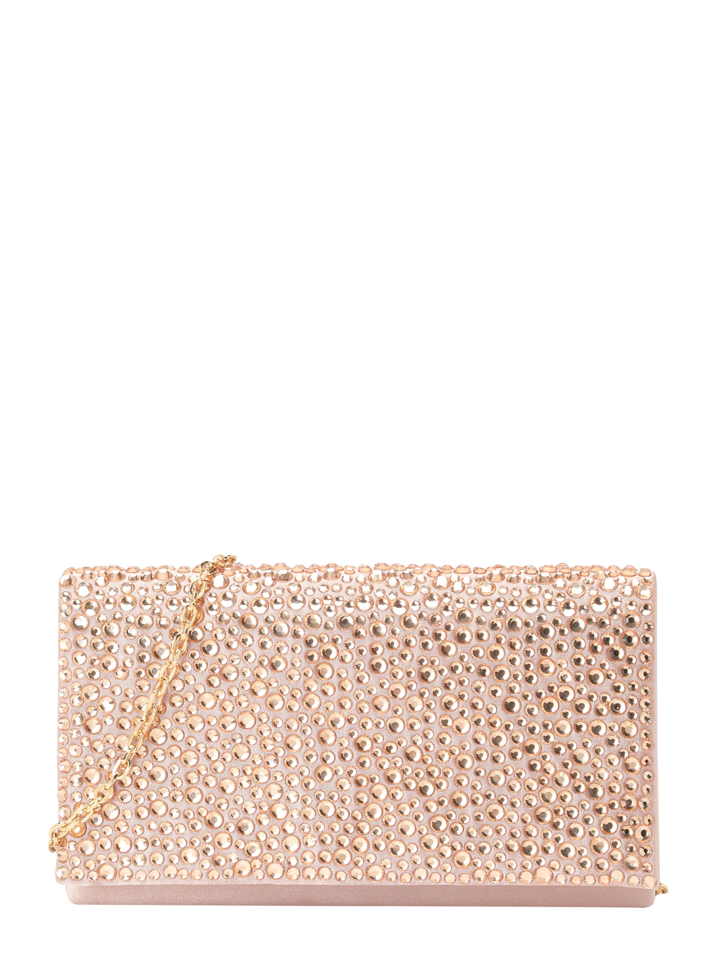 Clutch de la mascara pe roz: față