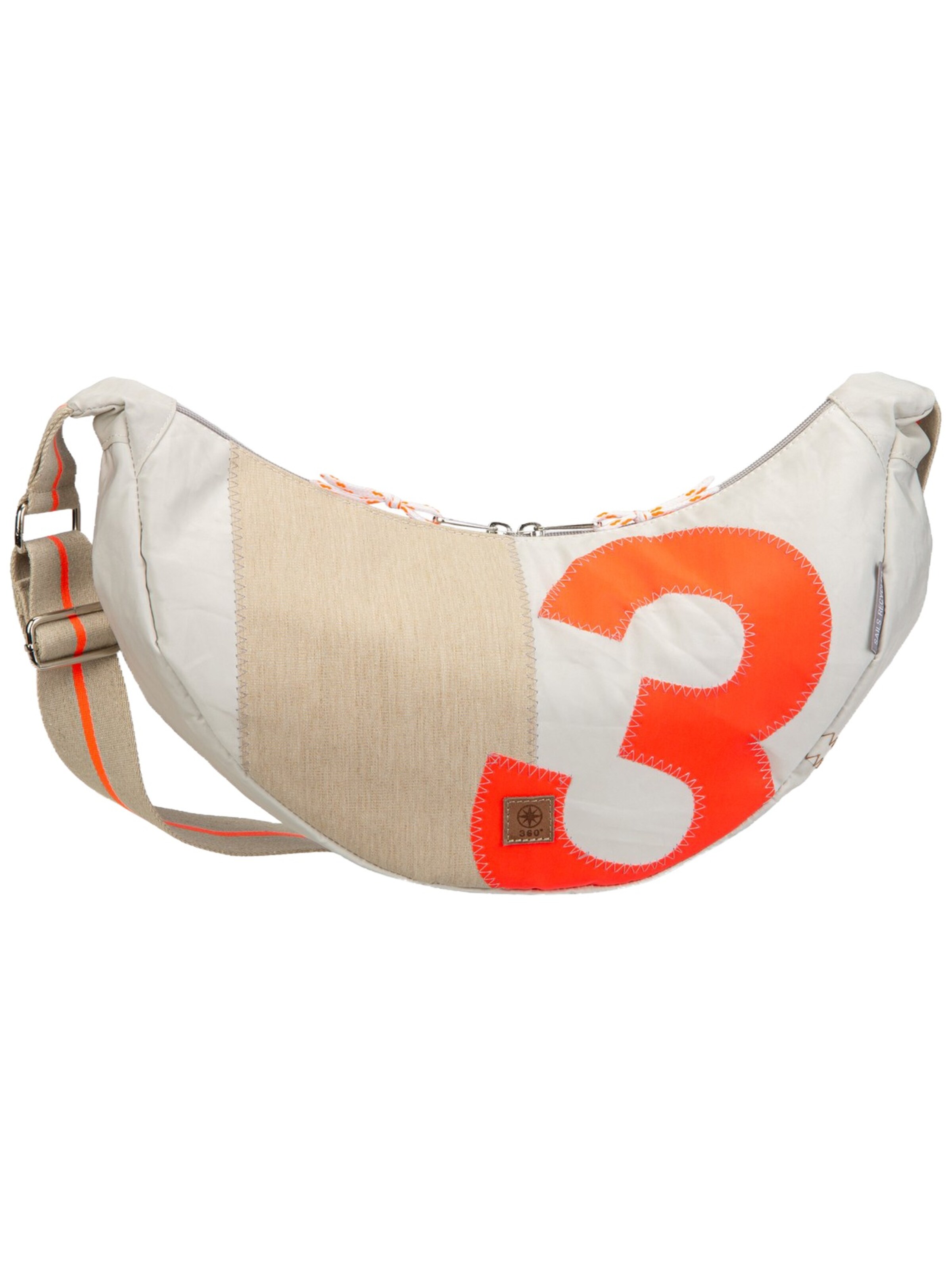 360 Grad Tasche ' Roop L ' in Beige: Vorderseite
