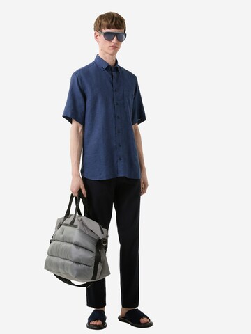 BOGNER Comfort fit Button Up Shirt 'Lykos' in Blue