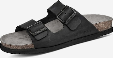 MEPHISTO Pantolette in Schwarz: predná strana