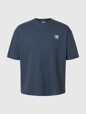 T-Shirt SELECTED en bleu