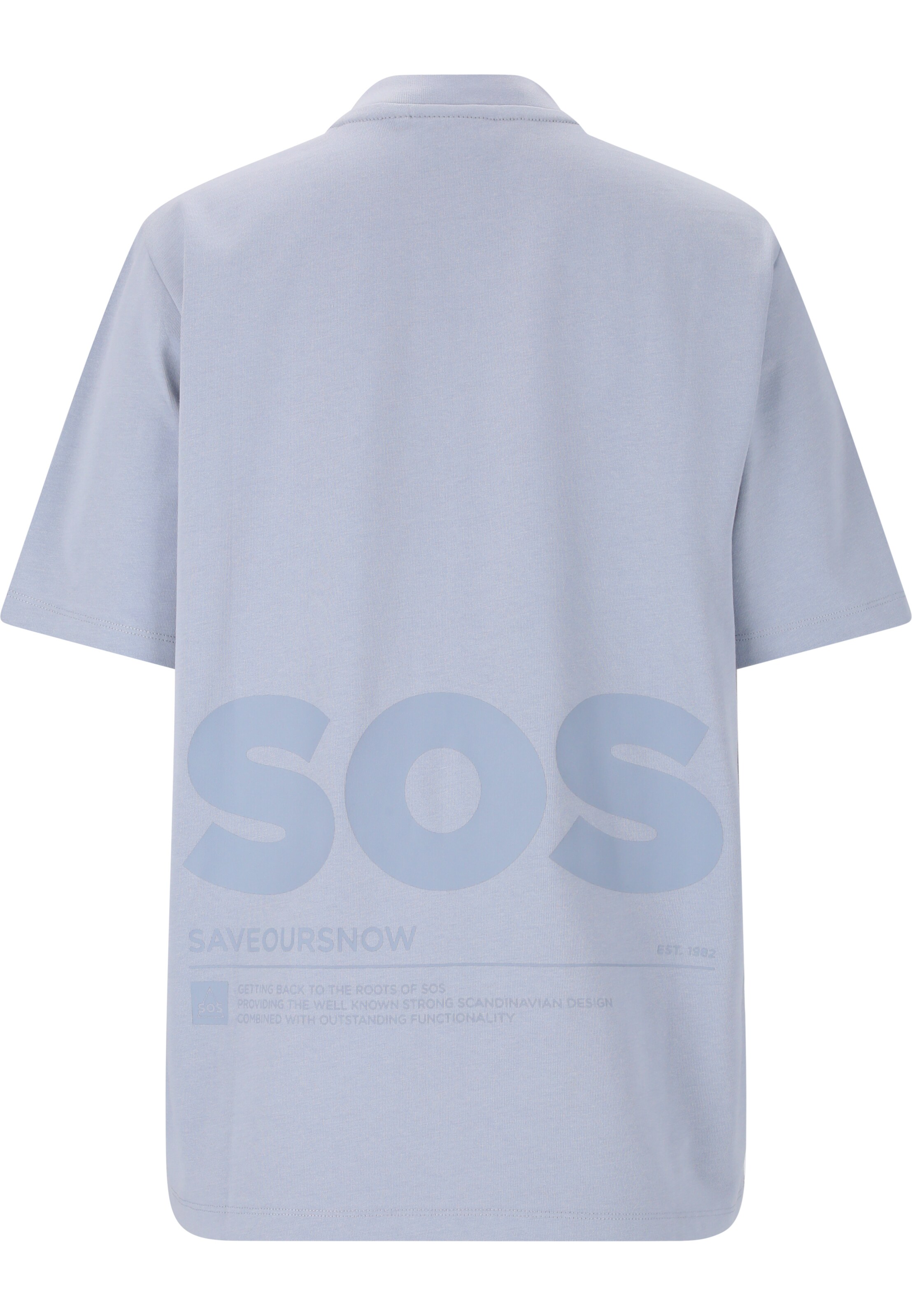 SOS Shirt 'Big Wood' in Blue