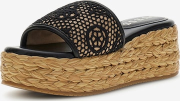 Mule 'BINATA' GUESS en noir : devant
