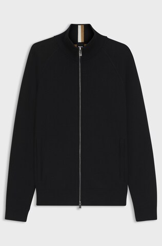 BOSS Strickjacke 'Idino' in Schwarz