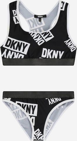 DKNY Bustier Bikini i sort: forside