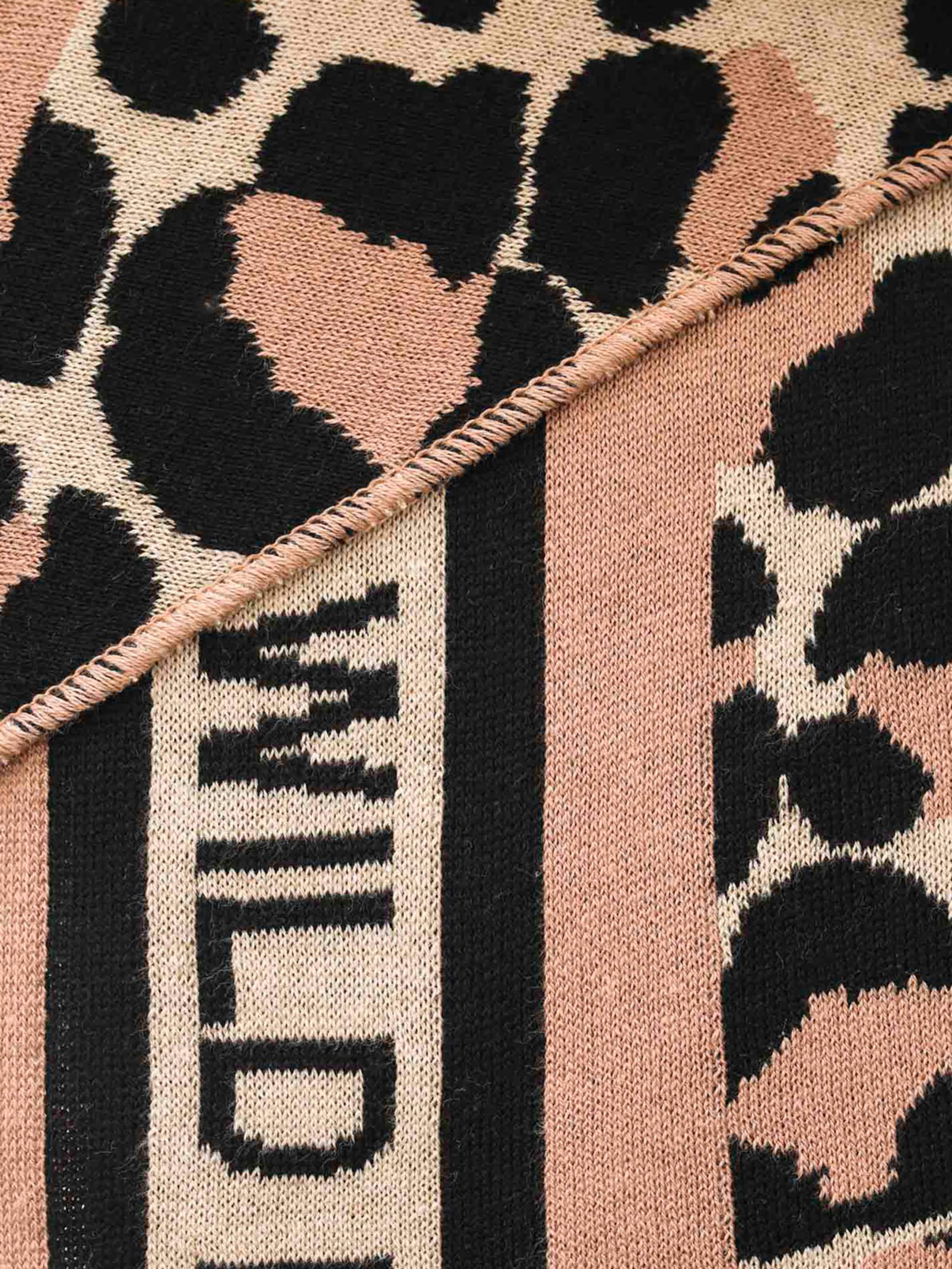 Zwillingsherz Tørklæde 'Love is Love' i beige