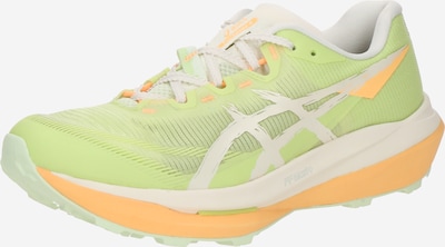 ASICS Urheilukengät 'Fujispeed 4' värissä vaaleanvihreä / vaaleanoranssi / valkoinen, Tuotenäkymä