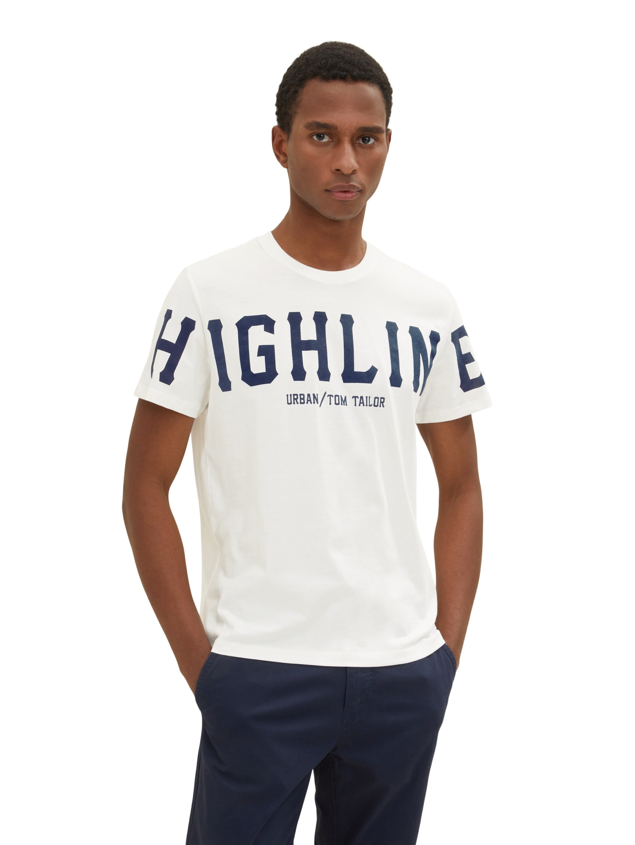 TOM TAILOR - Camiseta en blanco