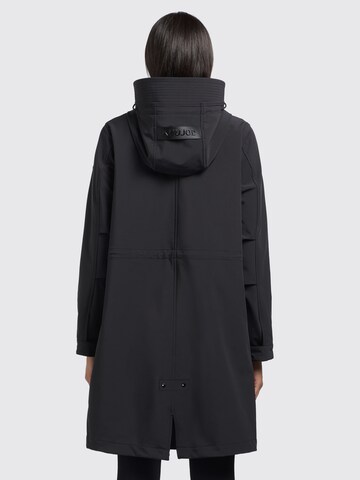 Parka di mezza stagione di khujo in nero