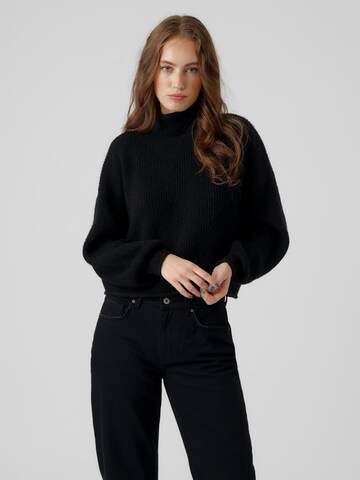 VERO MODA Sweater 'Yvonne' in Black: front