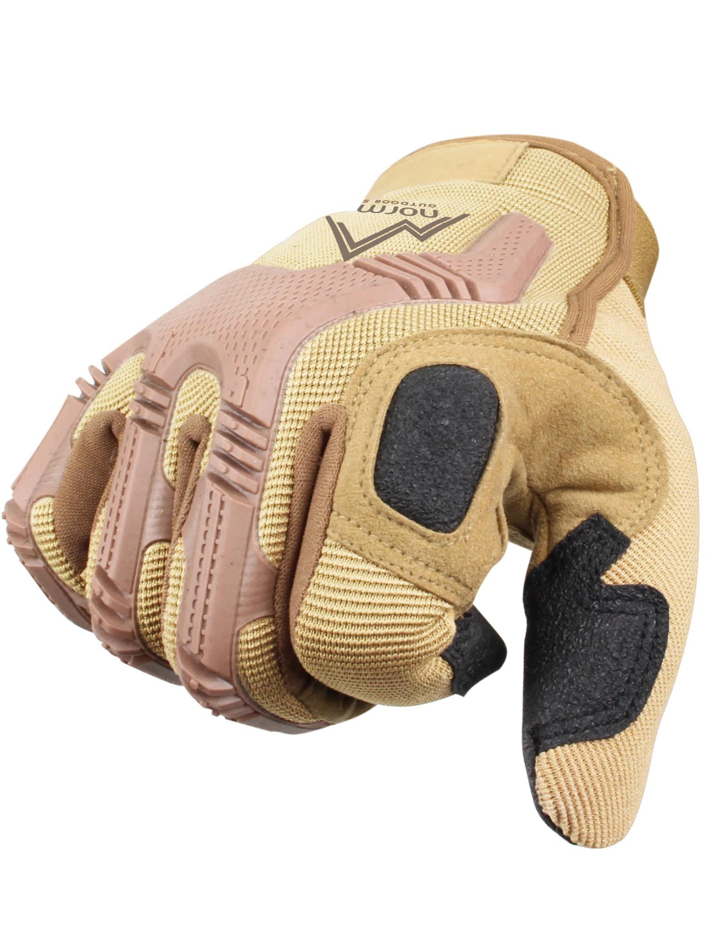 normani Sporthandschuhe 'ARMY' in Beige