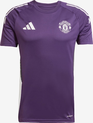 ADIDAS PERFORMANCE - Camiseta de fútbol 'Manchester United Tiro 25 Competition' en lila: frente