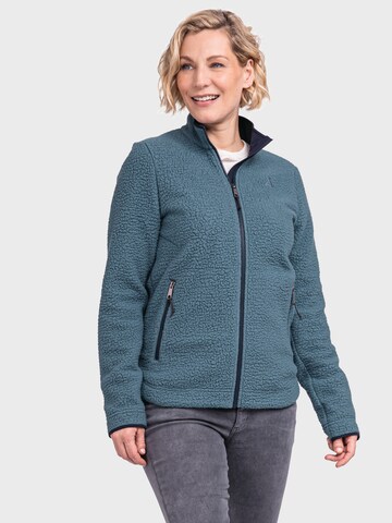 Schöffel Functionele fleece jas 'Atlanta' in Blauw: voorkant