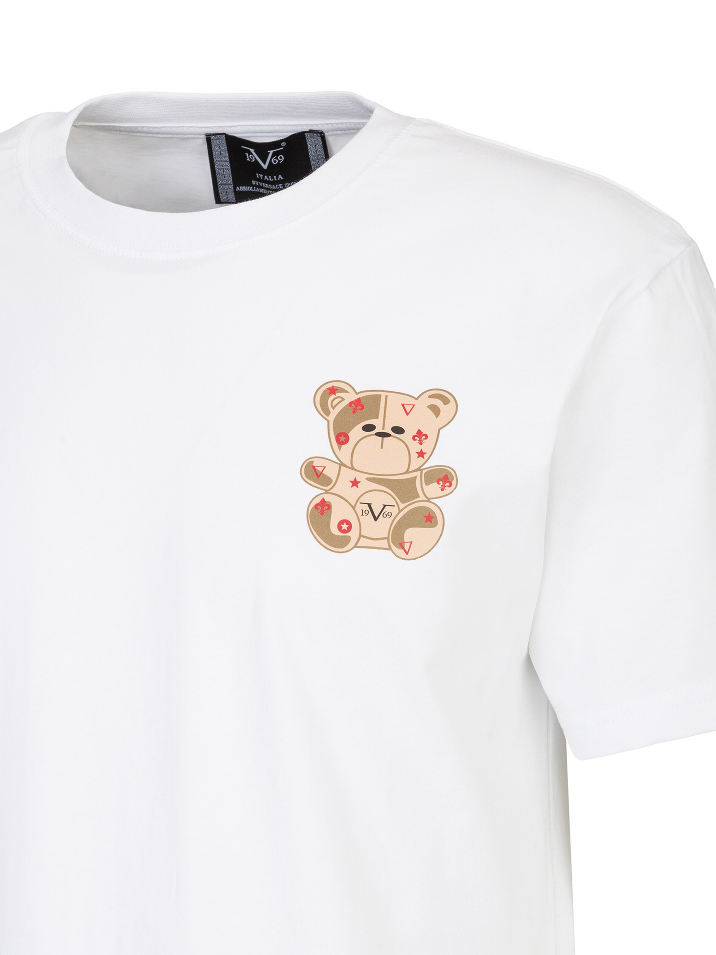 19V69 ITALIA Shirt 'Rafael' in White