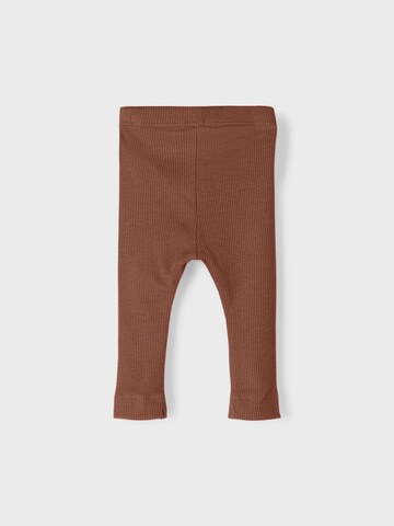 NAME IT Skinny Legíny 'Kab' – hnědá