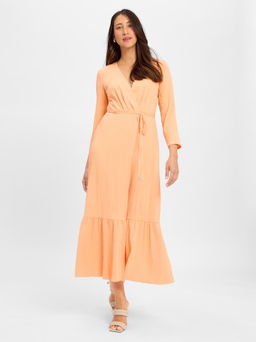HUGO Dress ' Karilana ' in Orange: front