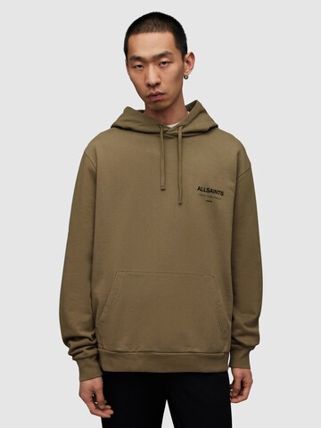 AllSaints Sweatshirt 'SUBVERSE' in Bruin: voorkant