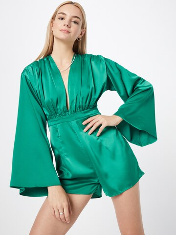 Misspap - Jumpsuit en verde: frente