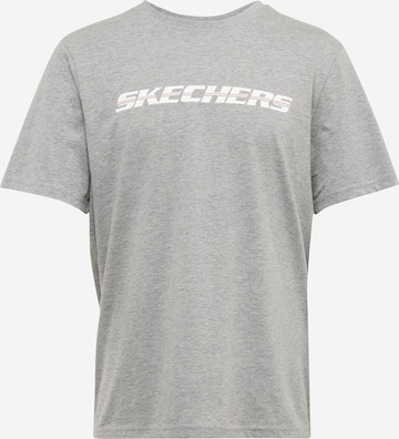SKECHERS Sportshirt in Grau: predná strana