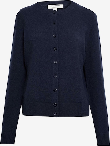 Cardigan Marks & Spencer en bleu : devant