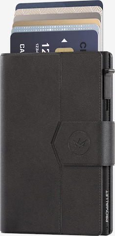 Prowallet Wallet 'Pasjeshouder Plus' in Black: front