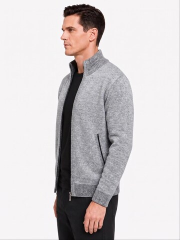 ALLTHEMEN Knit Cardigan in Grey
