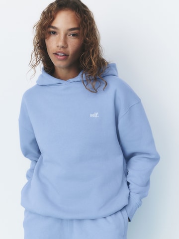 self. Sweatshirt in Blue: front