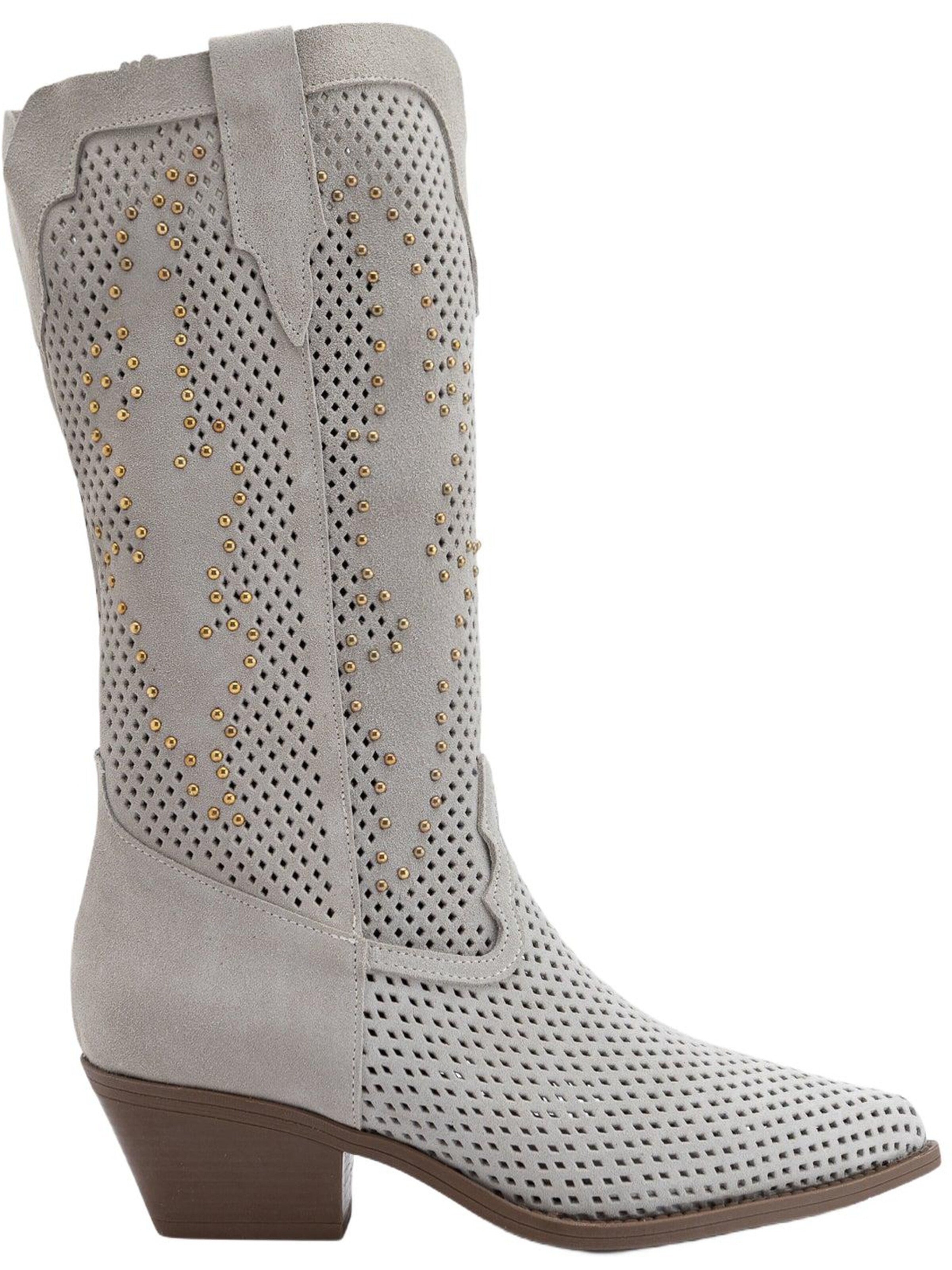 Limoya Stiefel 'Neira'‌‌‌‌‌‌‌ in Beige: Vorderseite