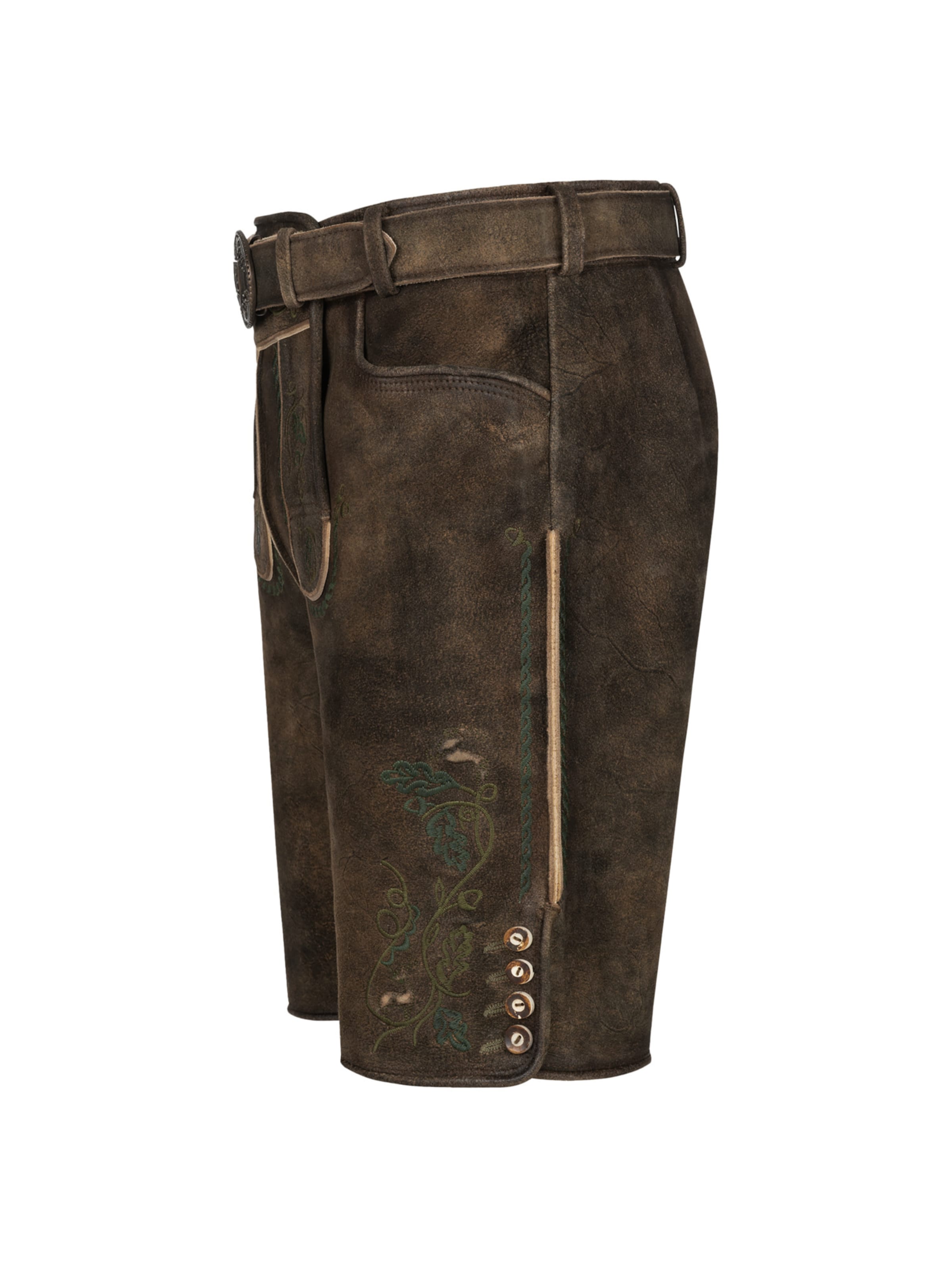 Krüger Buam Regular Trachtenhose 'Tarius' in Braun