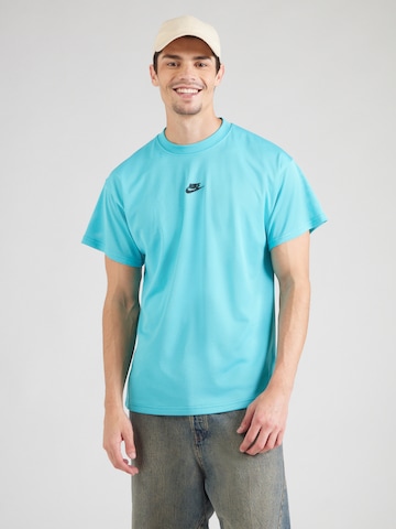 Tricou de la Nike Sportswear pe albastru: față