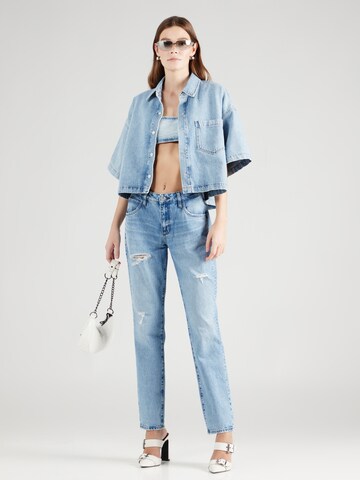 GUESS regular Jeans 'CELIA' i blå