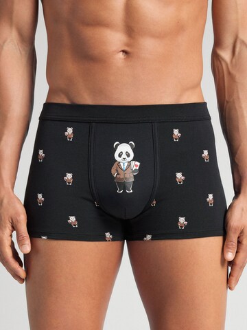 IUMAN Boxershorts in Schwarz: Vorderseite