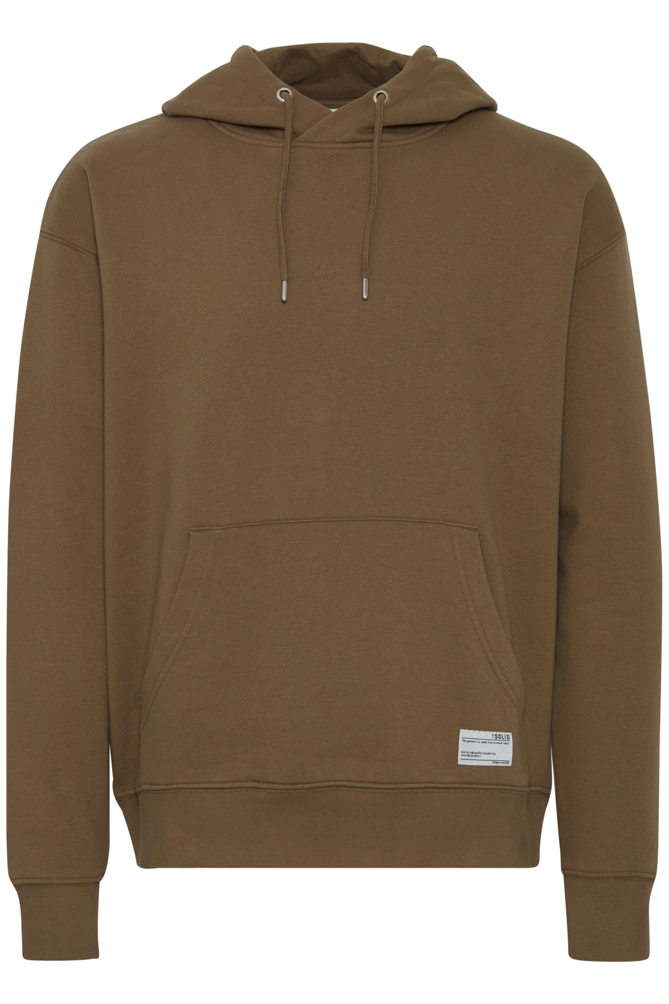 !Solid Sweater 'Lenz' in Brown: front