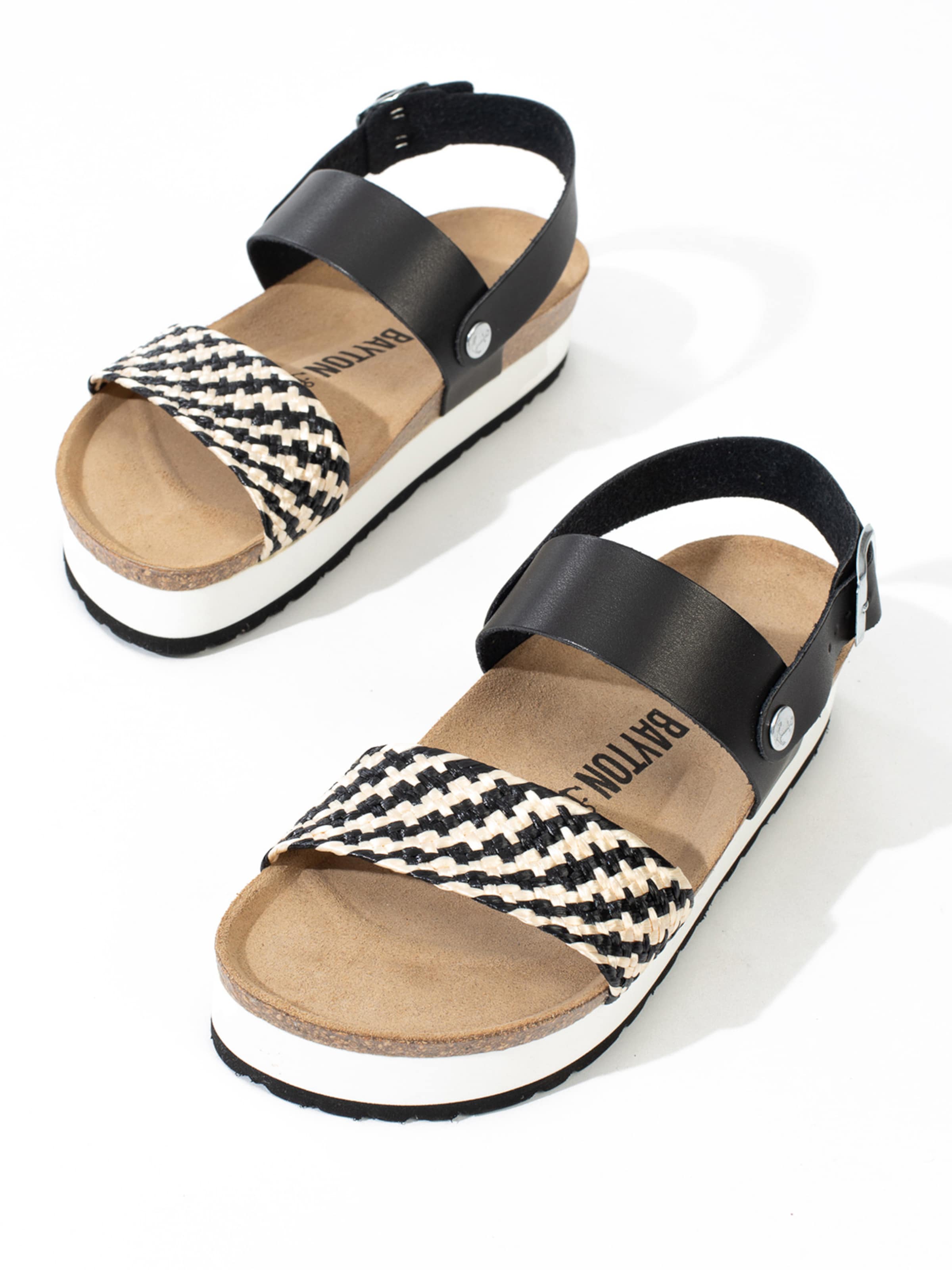 Bayton Sandaalit 'Almeria' värissä musta