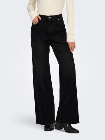 ONLY Wide Leg Jeans 'ONLChris' in Schwarz: Vorderseite