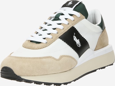 Polo Ralph Lauren Sneaker 'TRAIN 89' in camel / dunkelgrün / schwarz / weiß, Produktansicht
