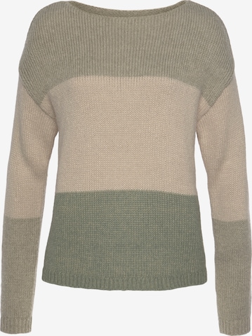 LASCANA Pullover in Grün: front