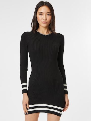 Trendyol Knitted dress in Black: front