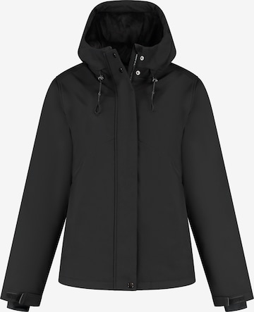 Veste d’hiver 'Karina' Travelin en noir : devant