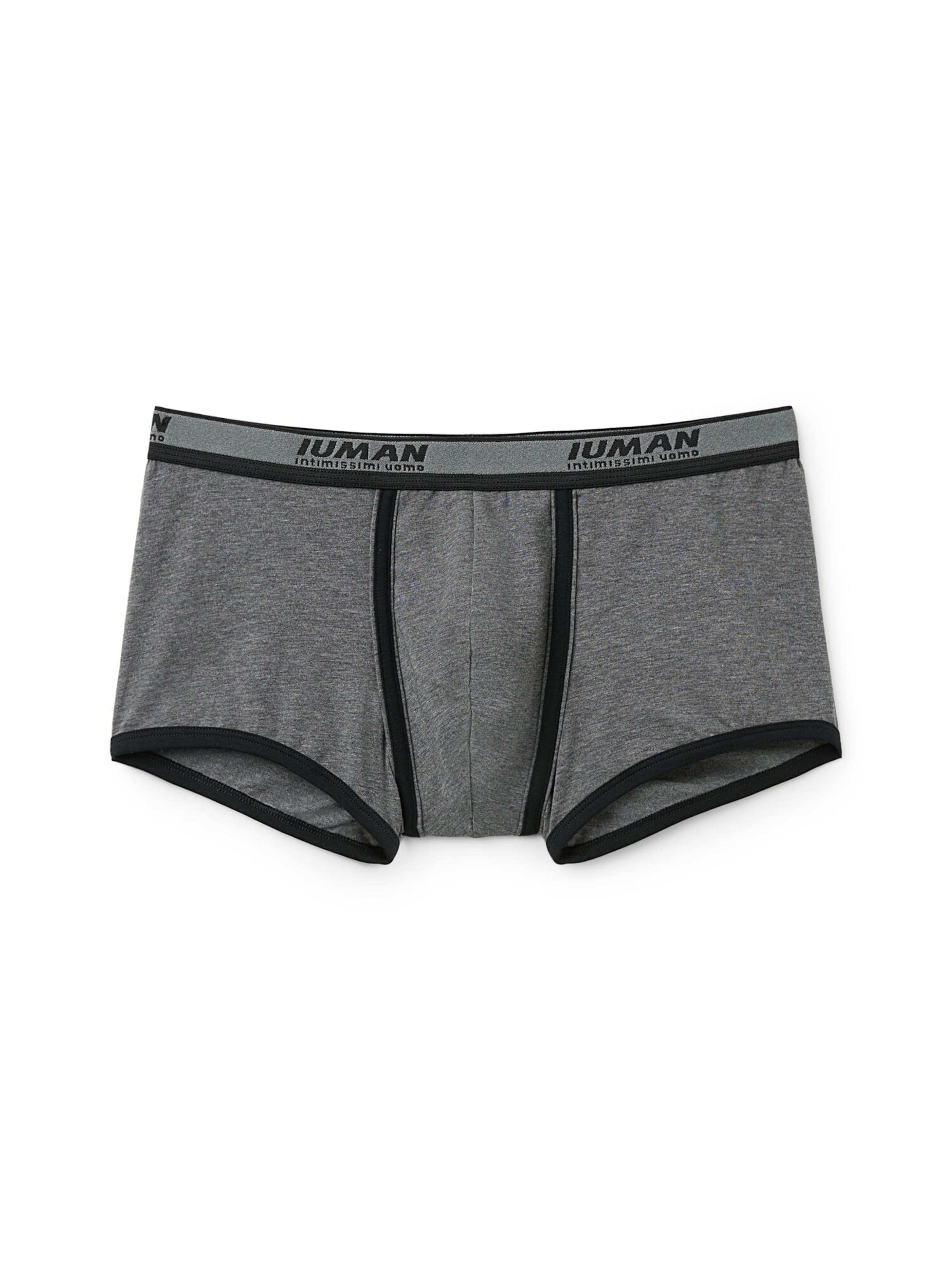 IUMAN Intimissimi Uomo Boxer shorts in Black: front