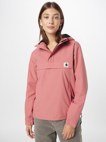 Carhartt WIP Tussenjas 'Nimbus' in Roze: voorkant