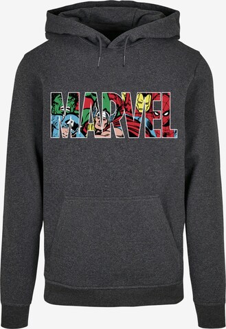 ABSOLUTE CULT Sweatshirt 'Marvel' in Grau: predná strana